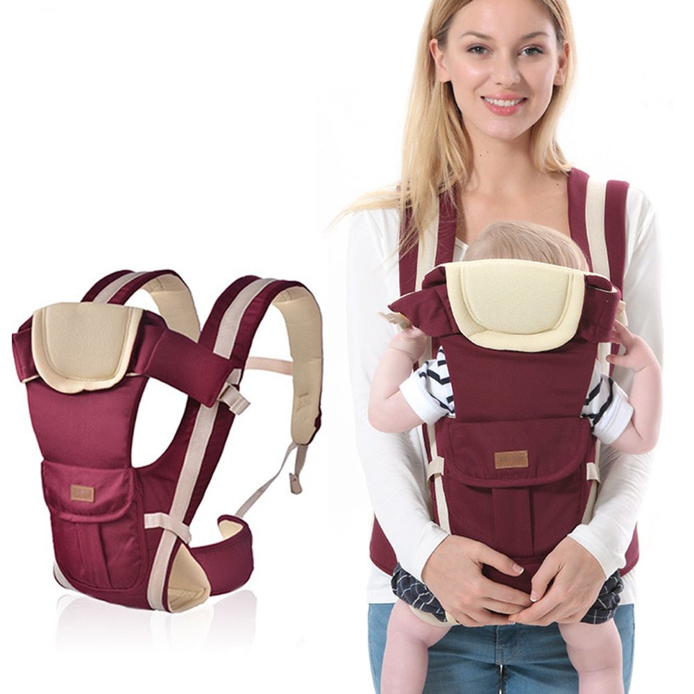 0-36M Ergonomic Baby Carrier Infant Kid Baby Hipseat Sling Save Effort Kangaroo Baby Wrap Carrier for Baby Travel - TJ Outlet