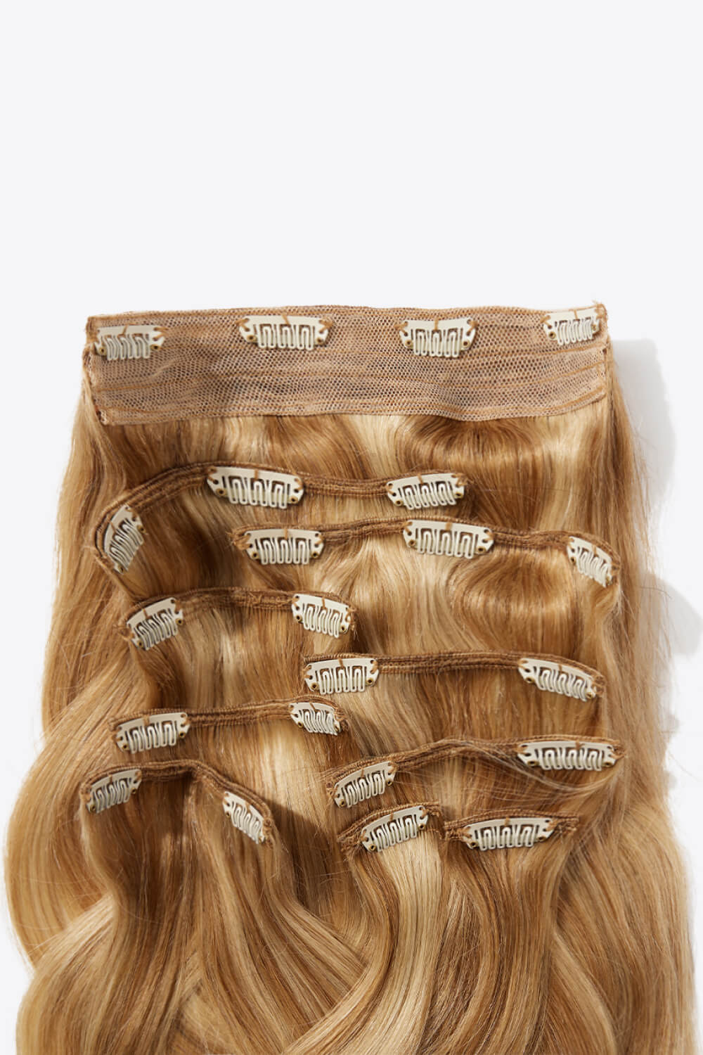 18''140g #10 Natural Straight Clip-in Hair Extensions Human Hair - TJ Outlet