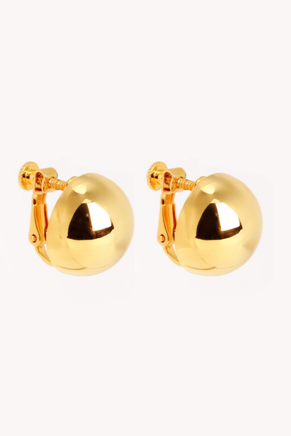 18K Gold Plated Ball Stud Earrings - TJ Outlet