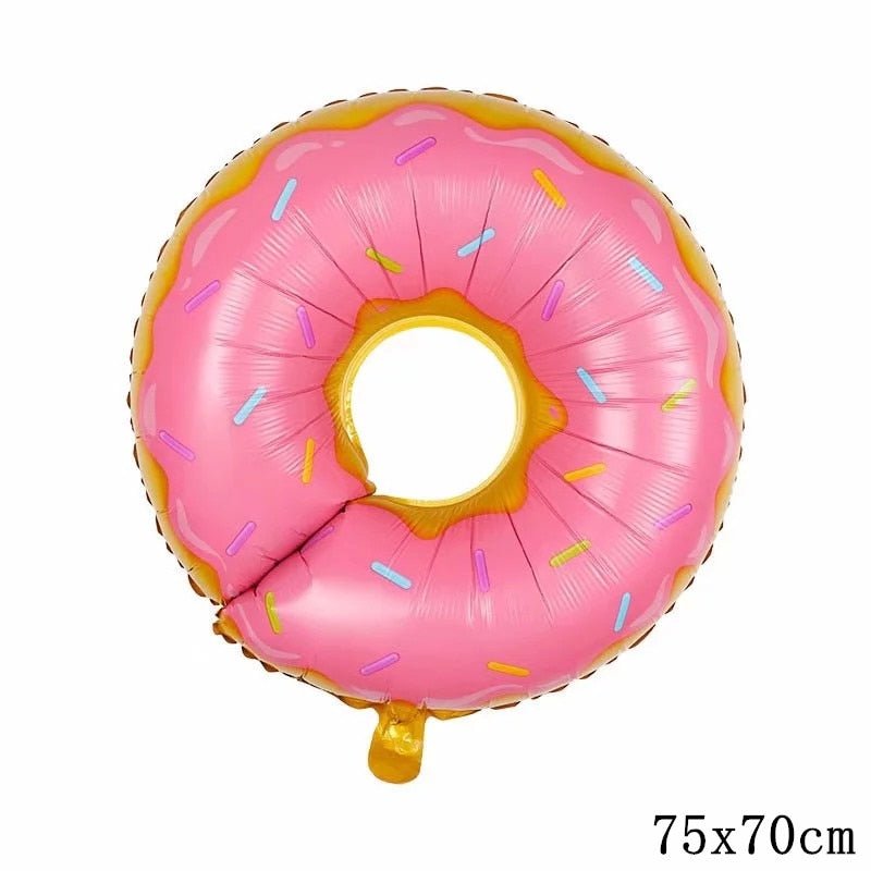 32Inch Donut globos Foil Balloon Fruit Ice Cream Helium Balloon Birthday Party Decoration Kids Toy Sweet Digital baby shower - TJ Outlet