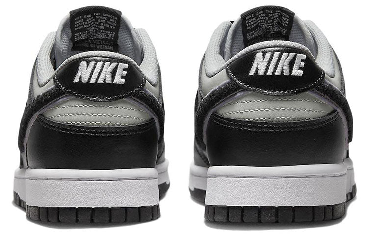Nike Dunk Low 'Chenille Swoosh - Black Grey Fog' DQ7683-001