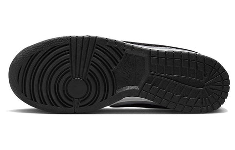Nike Dunk Low 'Chenille Swoosh - Black Grey Fog' DQ7683-001