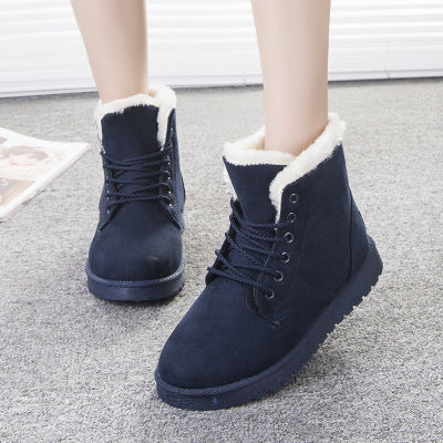 Snow Boot for Women Winter Shoes Heels Winter Boots Ankle Warm Plush Insole