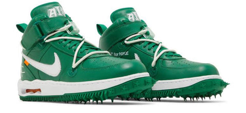 Off-White x Air Force 1 Mid SP Leather 'Pine Green'