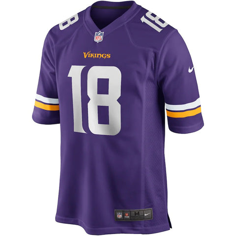 Men’s Minnesota Vikings Justin Jefferson Purple NFL Jersey