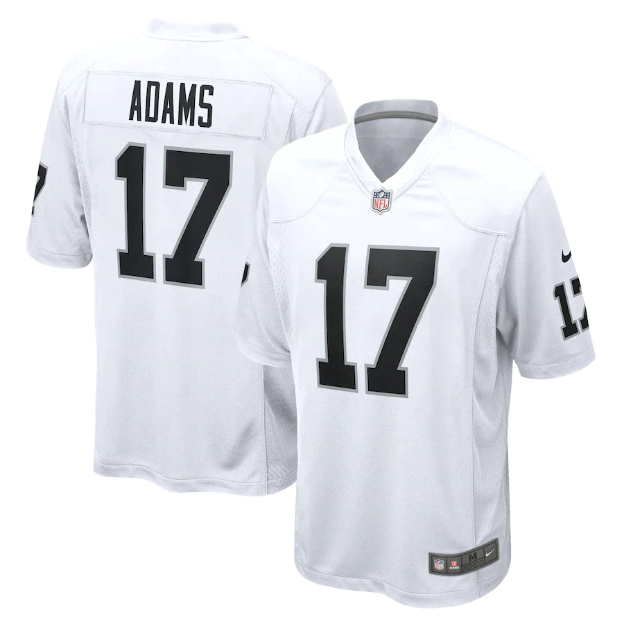 Men’s Las Vegas Raiders Davante Adams Nike White Game Jersey