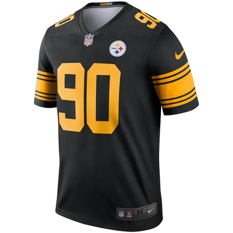 Men’s Pittsburgh Steelers T.J. Watt Nike Black Color Rush Jersey