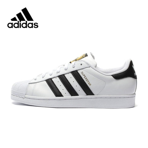 Original New Arrival Authentic Adidas Superstar Classics Unisex Men's and Women's Skateboarding Shoes Anti-Slippery Sneakers