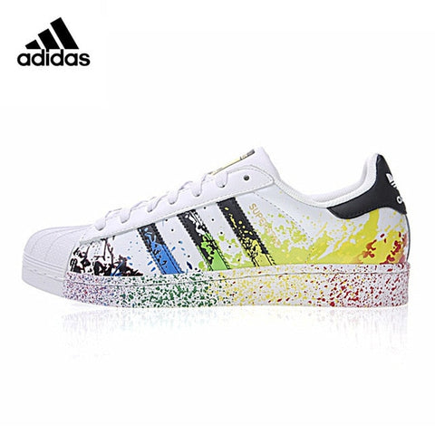 Original New Arrival Official Adidas Clover Man and woman Skateboard Shoes Classic breathable shoes outdoor anti-slip D70351