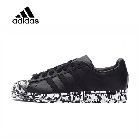Original New Arrival Official Adidas Clover Marble Men's & Women's Skateboarding Shoes Comfortable Sneakers Good Quality AQ4659