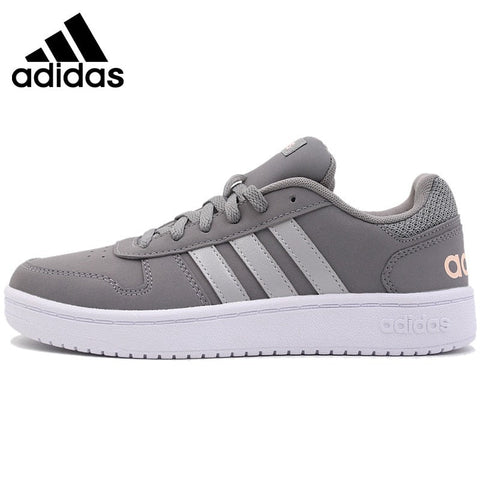 Original authentic 2018 Adidas NEO Label HOOPS women's classic skateboard shoes comfortable breathable sports shoes wear B96299-