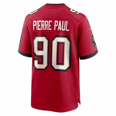 Men’s Tampa Bay Buccaneers Jason Pierre-Paul #90 Red Super Bowl LV Game Jersey