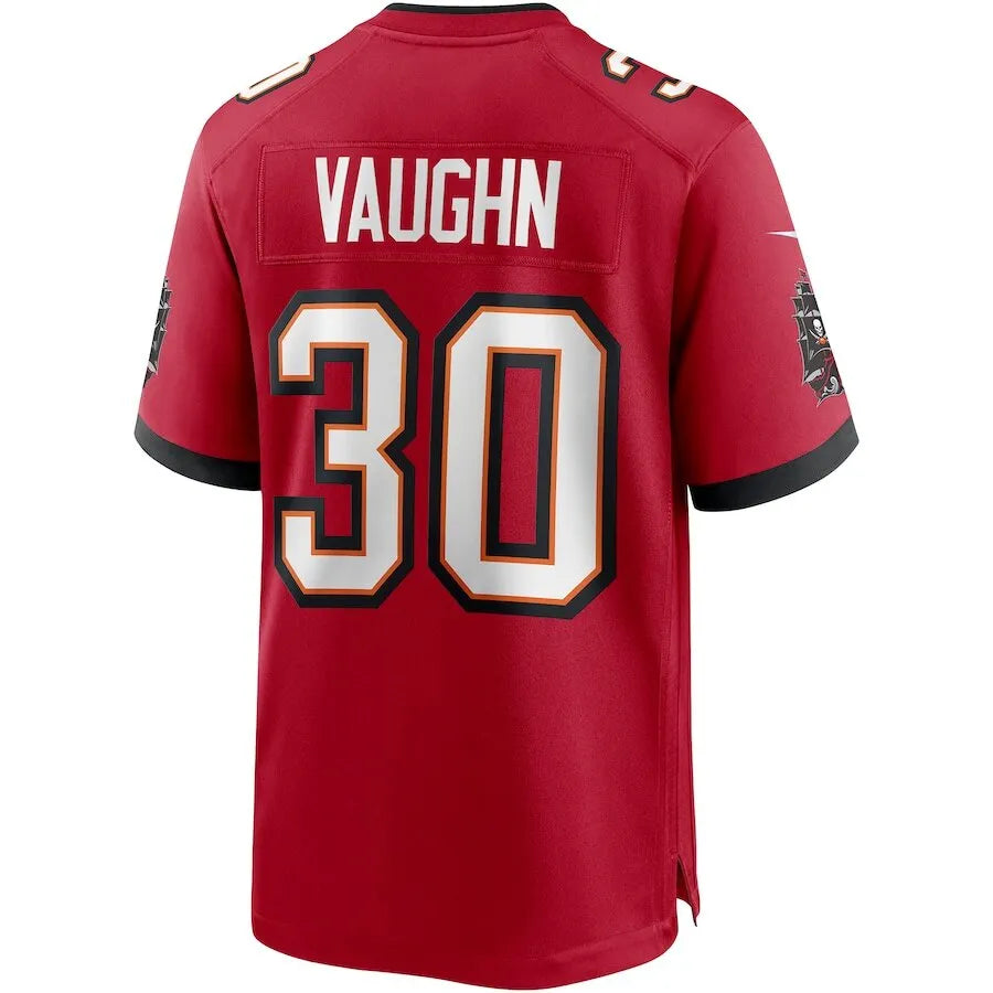 Men’s Tampa Bay Buccaneers Ke’Shawn Vaughn #30 Red Player Game Jersey