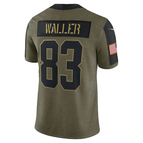 Men’s Las Vegas Raiders Darren Waller #83 Olive 2021 Salute To Service Limited Player Jersey