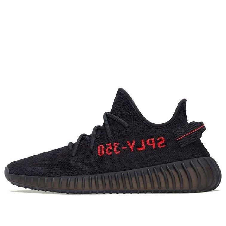 Adidas Yeezy Boost 350 V2 'Bred' Black Red CP9652 - TJ Outlet
