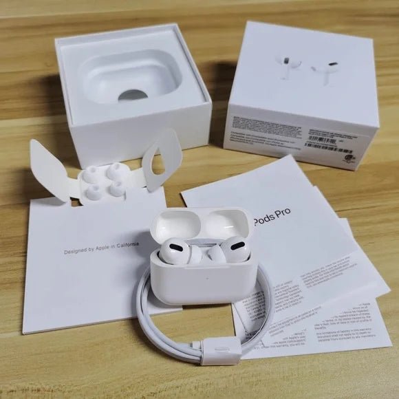 Apple AirPods Pro Bluetooth headphones with Wireless Charging Case (Renewed) - TJ Outlet