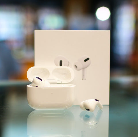 Apple AirPods Pro Bluetooth headphones with Wireless Charging Case (Renewed) - TJ Outlet