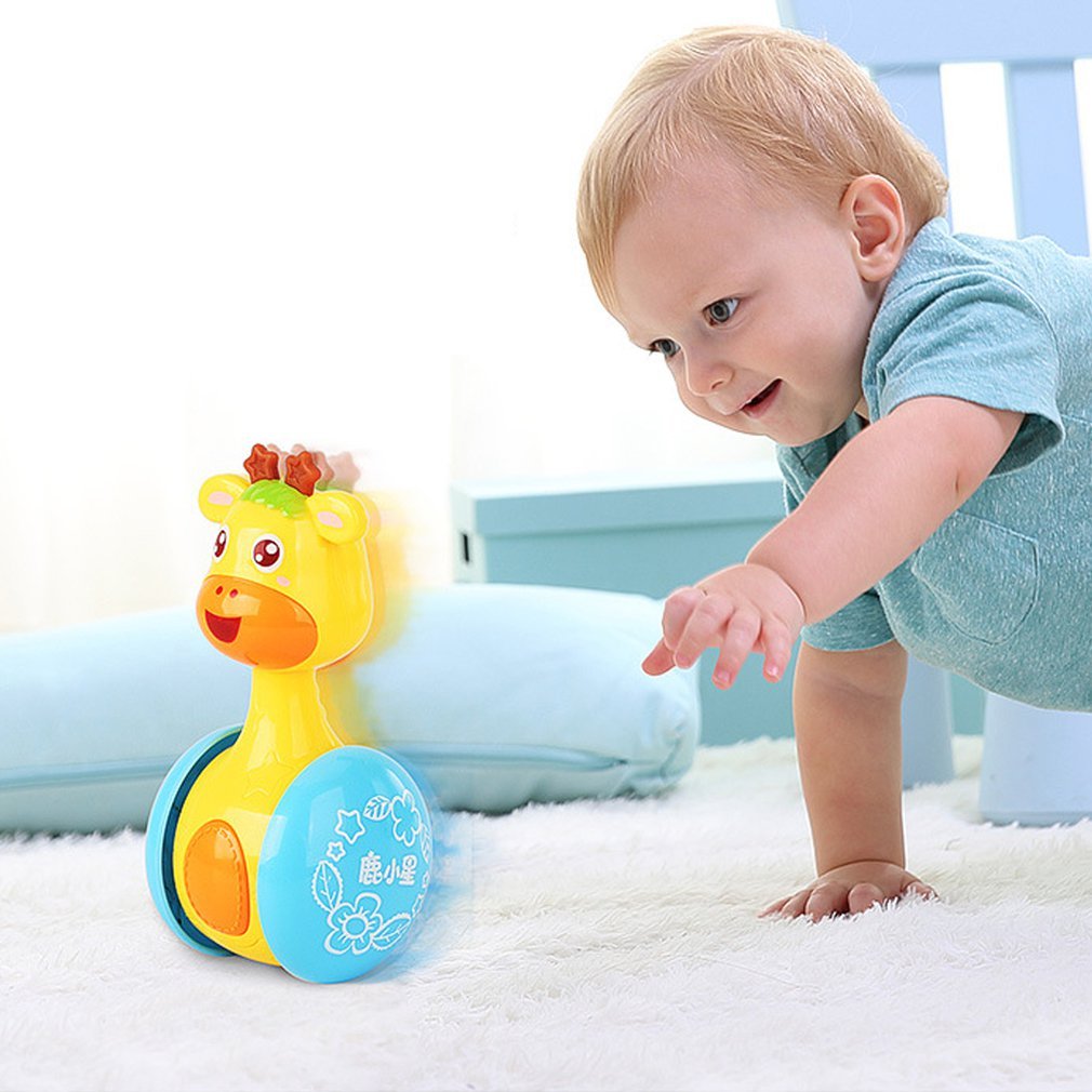 Baby Rattles Tumbler Doll Toys - TJ Outlet