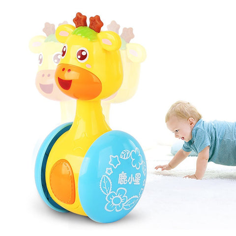 Baby Rattles Tumbler Doll Toys - TJ Outlet