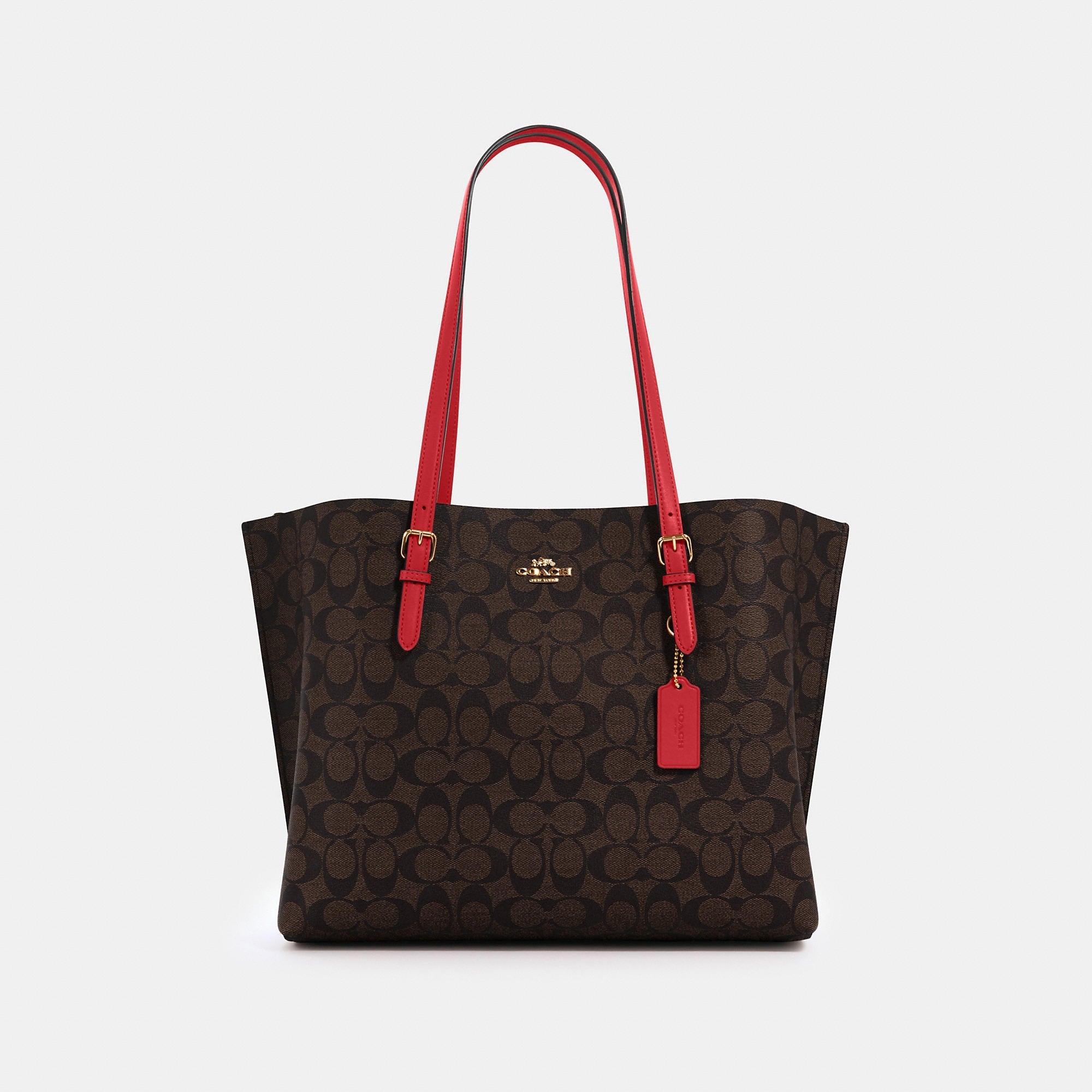 COACH Mollie Tote In Signature Canvas - TJ Outlet