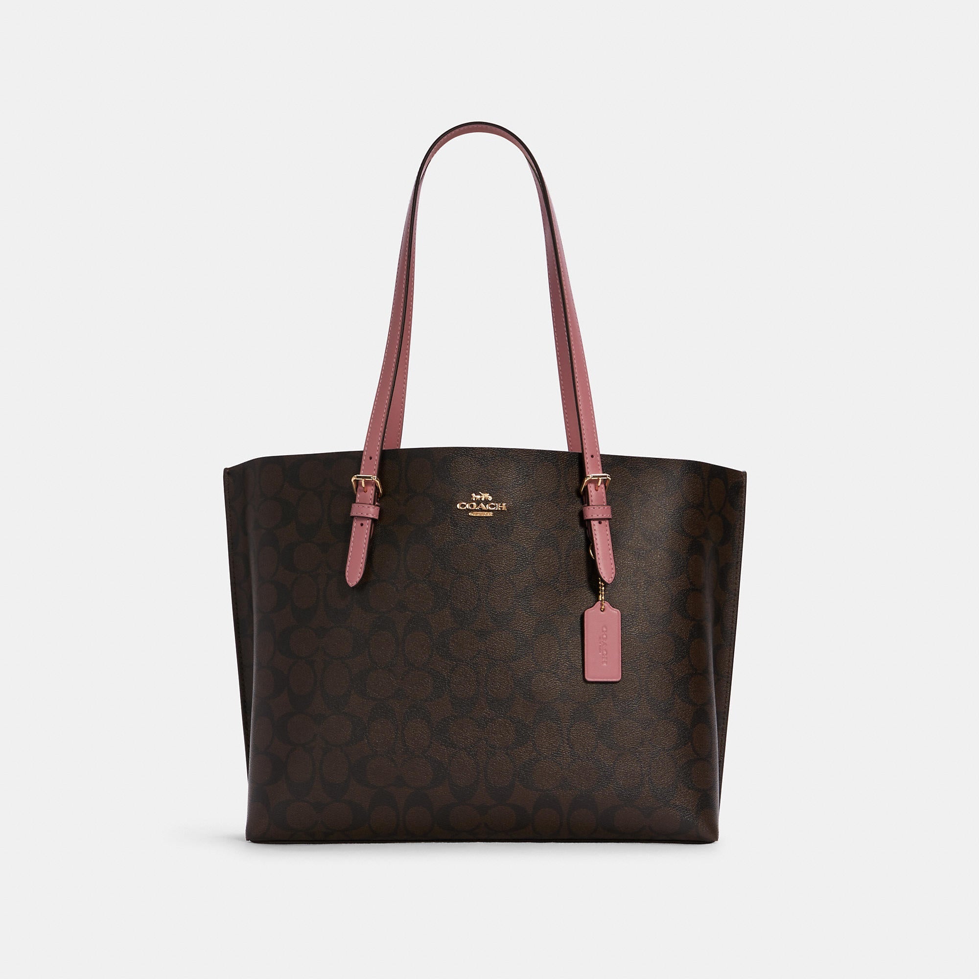 COACH Mollie Tote In Signature Canvas - TJ Outlet