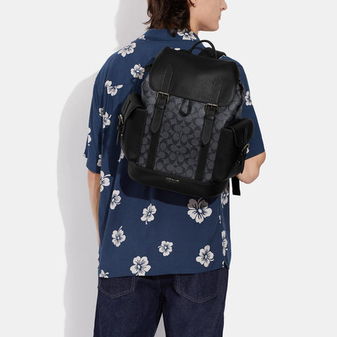 Coach Outlet Hudson Backpack In Signature Canvas - TJ Outlet