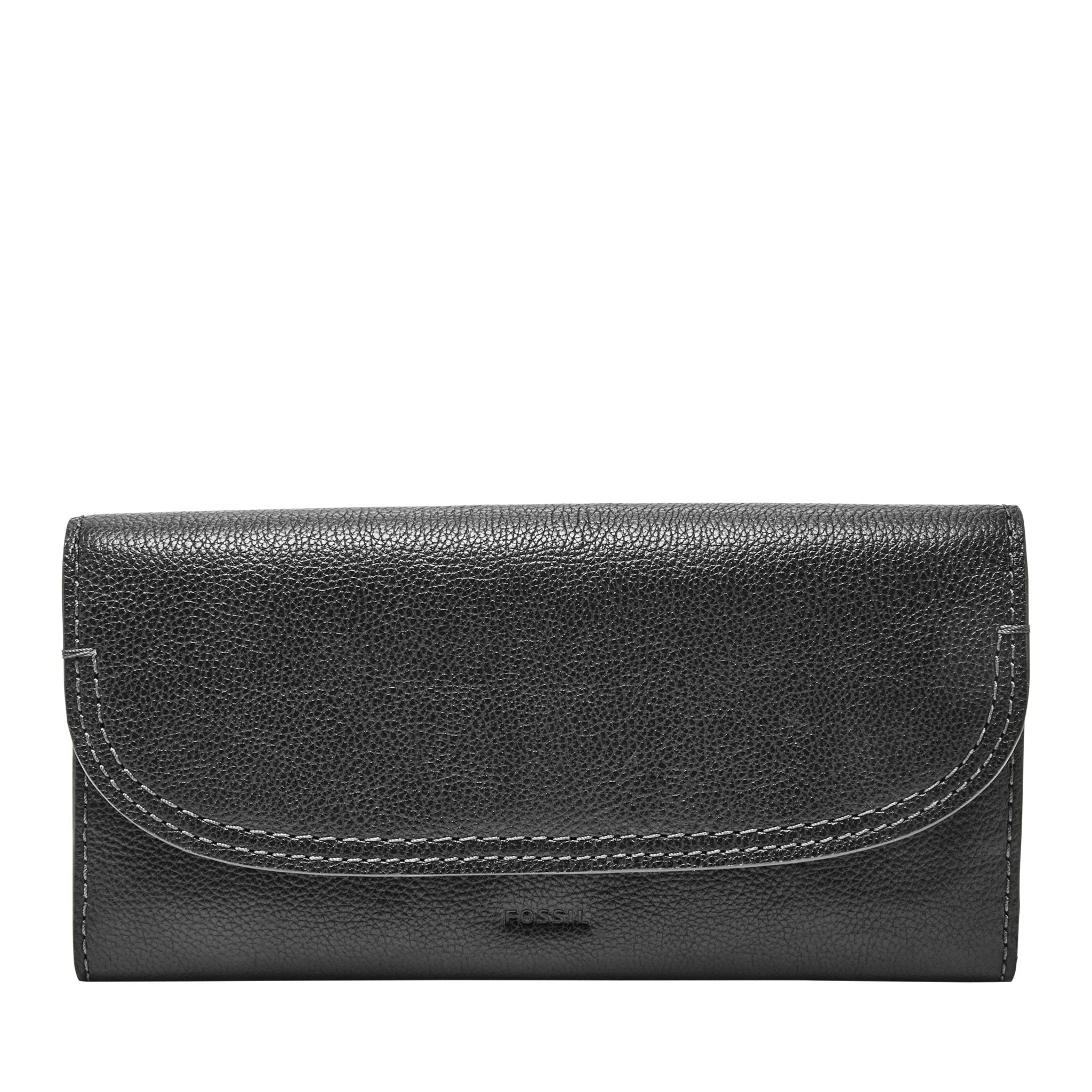 Fossil Women's Cleo Leather Clutch - TJ Outlet