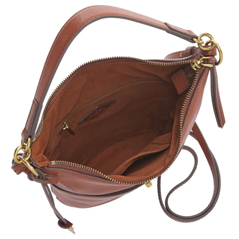 Fossil Women's Talulla Leather Small Hobo - TJ Outlet