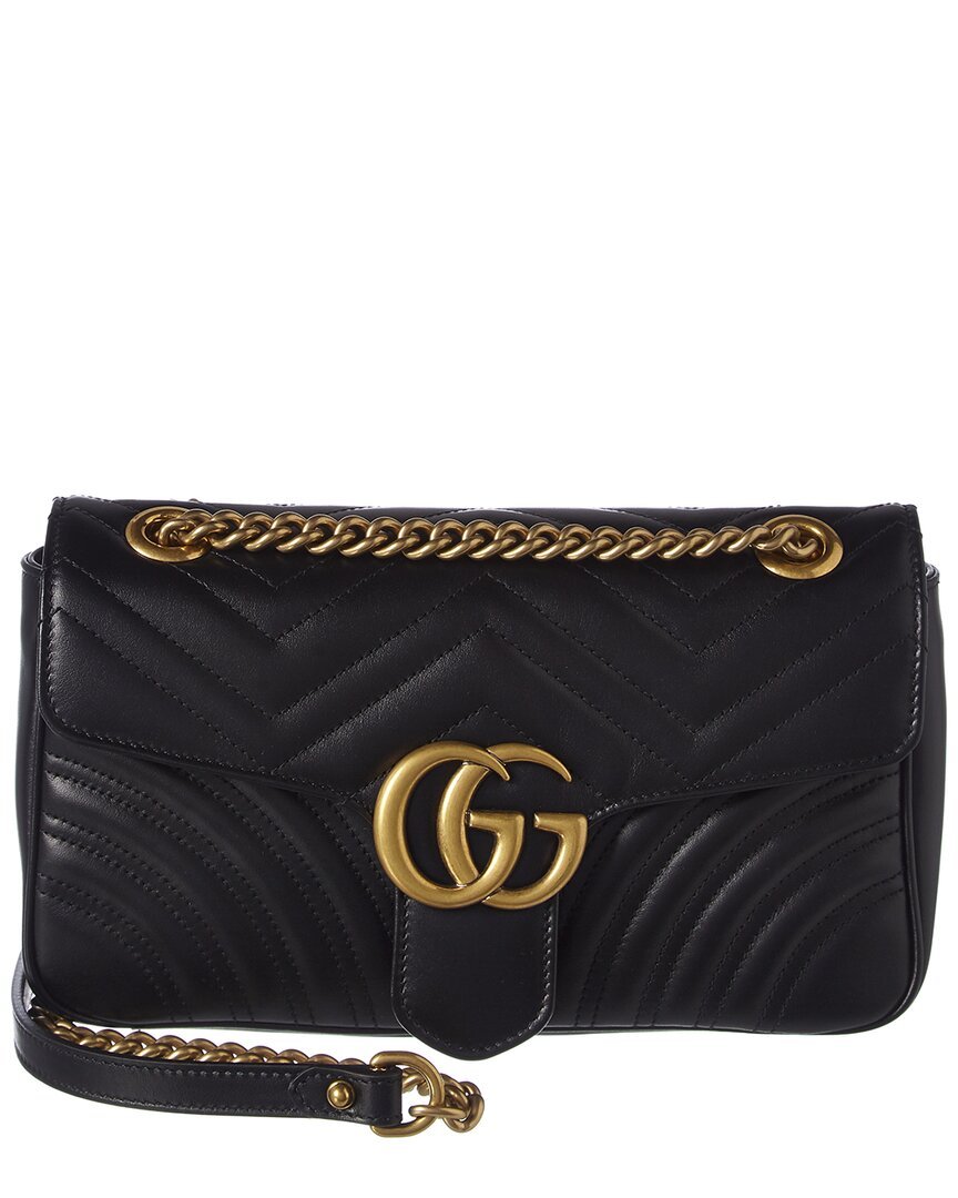 Gucci GG Marmont Small Matelasse Leather Shoulder Bag - TJ Outlet