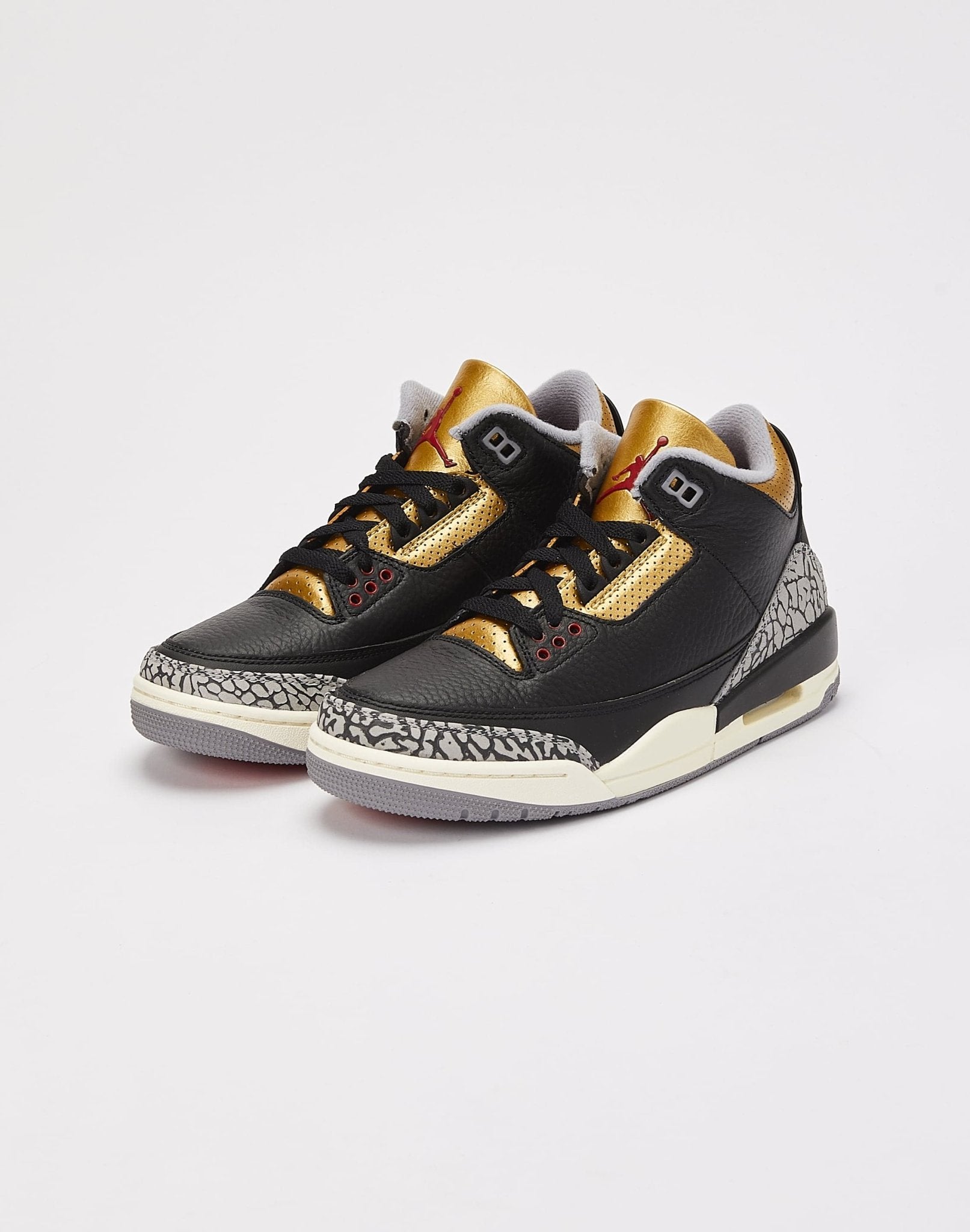 Jordan Air Jordan 3 Retro 'Black Cement Gold' - TJ Outlet