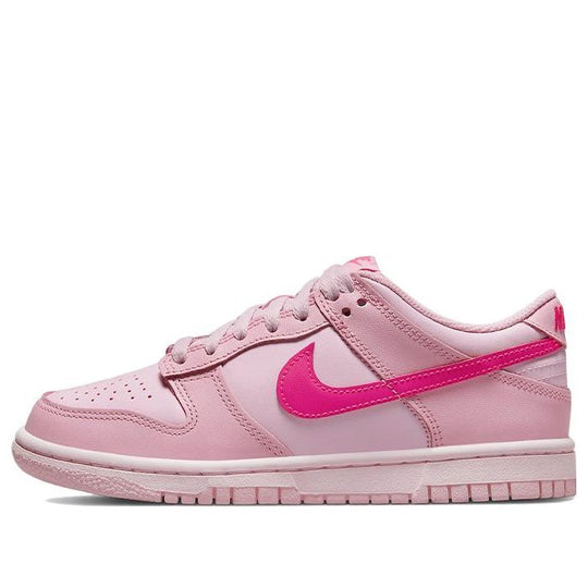 Women's Nike Dunk Low Triple Pink (GS)