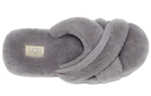 (WMNS) UGG Abela Gray Purple Slippers 1017548-SAMT - TJ Outlet