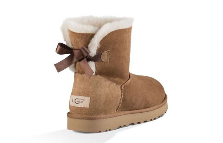 (WMNS) UGG Australia Mini Bailey Bow II Chestnut Boots 1016501-CHE - TJ Outlet