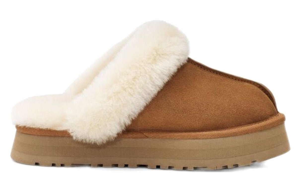 (WMNS) UGG Disquette Brown Slippers 1122550-CHE - TJ Outlet